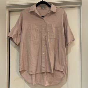 Madewell Light Pink Button-Up Shirt